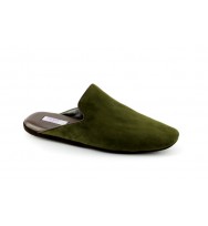 men's slippers MILANO  hunter green suede